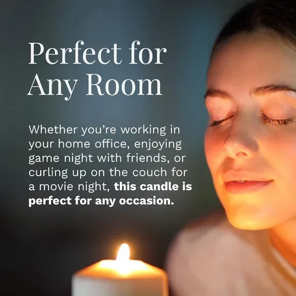 Everday Chasing Butterflies Scented Candle, 18 oz. Aromatherapy Candle, Off-Whit - Picture 6 of 9